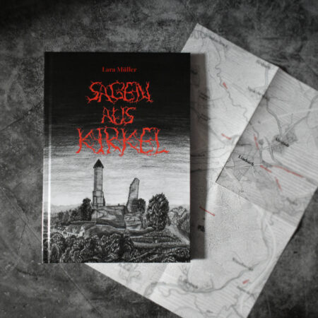 Buch mit Karte der Sagenorte