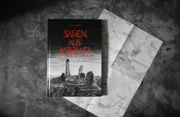 Buch mit Karte der Sagenorte