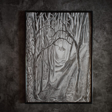 Zeichnung Permes im Wald von Lara Müller (3)