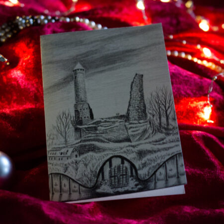 Karte "Der Schatz der Kirkeler Burg" groß mit Schriftzug